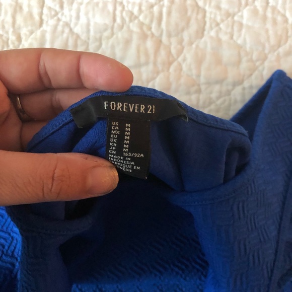 Bodicon Blue Dress - Picture 4 of 5